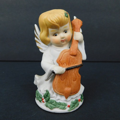 Set of 4 Vtg. Handcrafted Angel Quartet Figurines w/Box Excellent Condition 3.5" - Picture 2 of 21