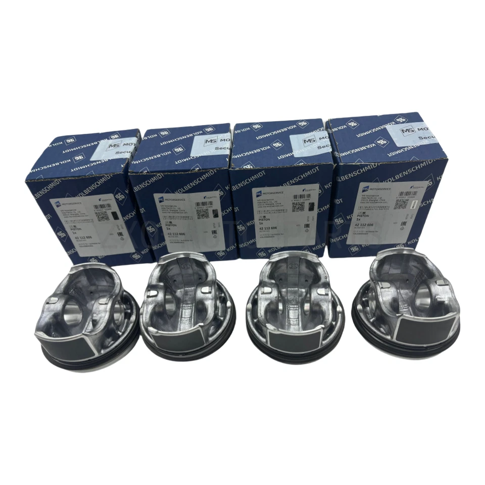 Pistones y anillos 4 piezas para AUDI A3 A4 A5 TT VW Golf Passat CC 1.8TSI 82.5mm Φ21mm Foto 4 de 4