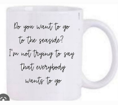 do you want to go to the seaside the Kooks Becher Spülmaschinenfest Portofrei 
