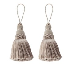 Colorful Tassel Key Tassel DIY Accessories 2 PCS Khaki for Curtain Home