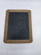 Vintage Schoolhouse Slate Chalkboard Double Sided 9x7 Unmarked House Shop Decor