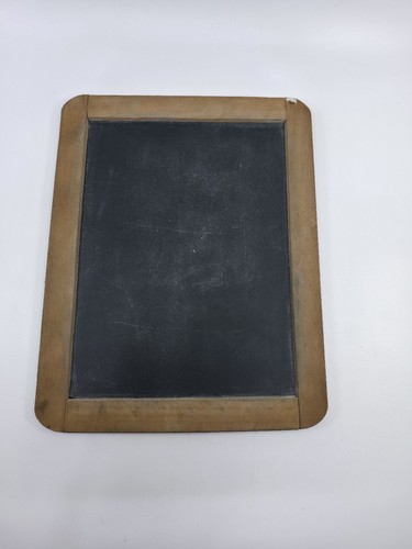 Vintage Schoolhouse Slate Chalkboard Double Sided 9x7 Unmarked House Shop Decor - Picture 1 of 9