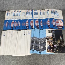 Lot Of Vintage Amtrak Timetables Brochures Pamphlets 1970s-1980s Ephemera