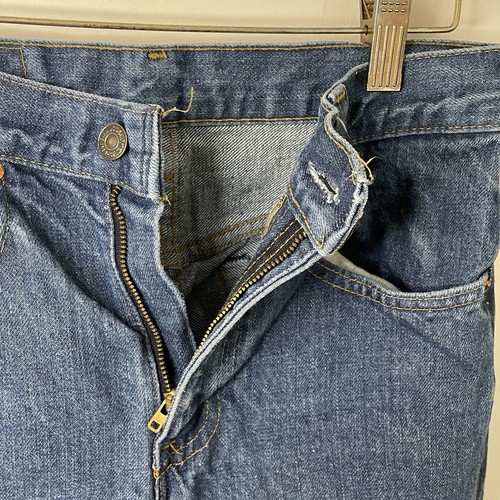 De colección Años 70 Levi's 717-0217 Hecho en EE. UU. 27x30 ~ Talla Real 25 X 28 / Boho Talla 0 - Imagen 17 de 22