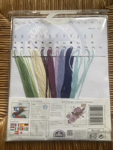 DMC Jenny Wren Counted Cross Stitch Kit NEW 8 X 8 Inches 20 X 20 Cm 16 Count - Picture 3 of 4