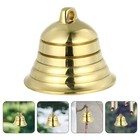  2Pcs Vintage Copper Bells Hanging Bells DIY Crafts Bells Ornaments for Wind