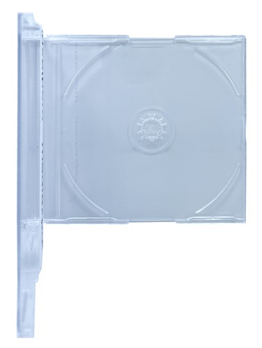 SLIM Import CD-5 Maxi SUPER coffres bijoux CD transparents J carte européenne lot de 7,2 mm - Photo 2/3