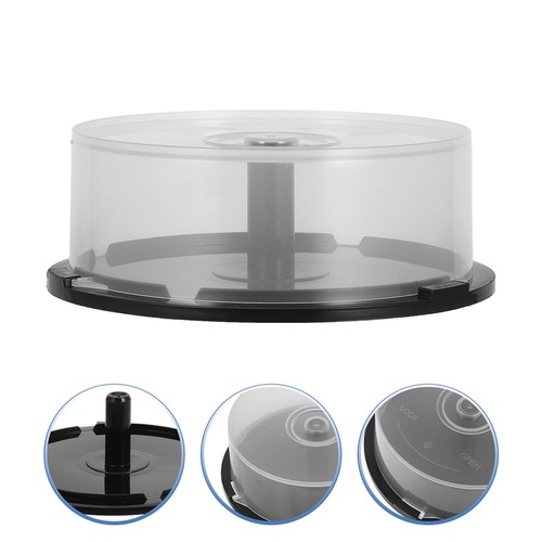 4pcs Cd Dvd Spindle Column Empty Containers Storage Bucket - 第 1/12 張圖片