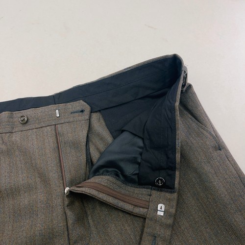 Magee 2 Piece Suit Men’s Brown Pinstripe Wool Jacket Blazer 42R Trousers W40 - Picture 16 of 22