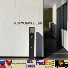 Standing Ashtray 42.5" Vertical Smokers Cigarette Butt Receptacle Office Outdoor