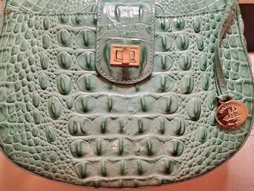 Brahmin Cove Green Vanessa Crossbody Shoulder Bag Dustbag and Registration Card - Picture 4 of 7