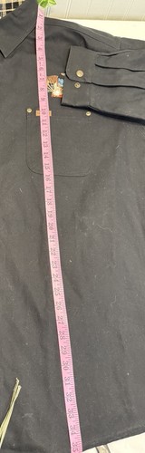 Carhartt Men's black Flannel Lined Canvas Shirt Jacket Shacket 3XL Has Logos New - Bild 6 von 11