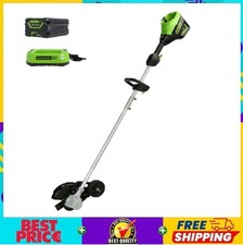   SALE  Greenworks 60V 8" Cordless Battery Edger w/ 2.0Ah Battery  Charger  
