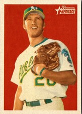 2006 Bowman Heritage Huston Street #195 Oakland Athletics Baseball Card