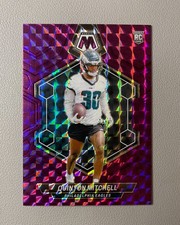 2024 Panini Mosaic Football Quinyon Mitchell (RC) Purple Prizm #/49 (SP) Eagles