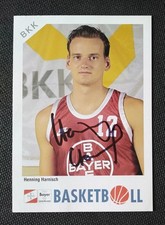14493 Henning Harnisch Basketball Autogrammkarte original signiert