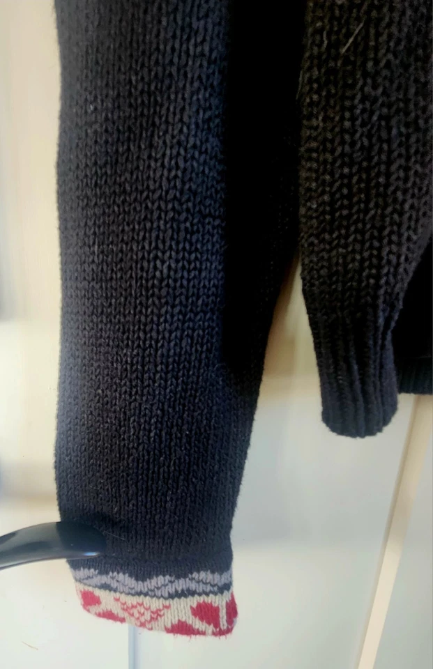 Cárdigan nórdico con cremallera completa de mezcla de algodón Woolrich para mujer talla pequeña Foto 4 de 4