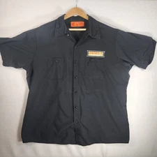 Surly Brewing Company Button Up Work Shirt Russian Imperial Stout Size 2XL