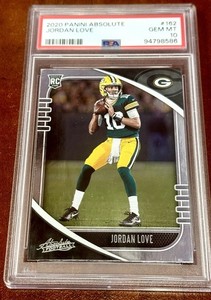 2020 Panini Absolute Jordan Love Rookie RC #162 PSA 10