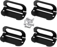 XMHF 3'' Recessed Type Furniture Wardrobe Drawer Pull Handle Flat Black 