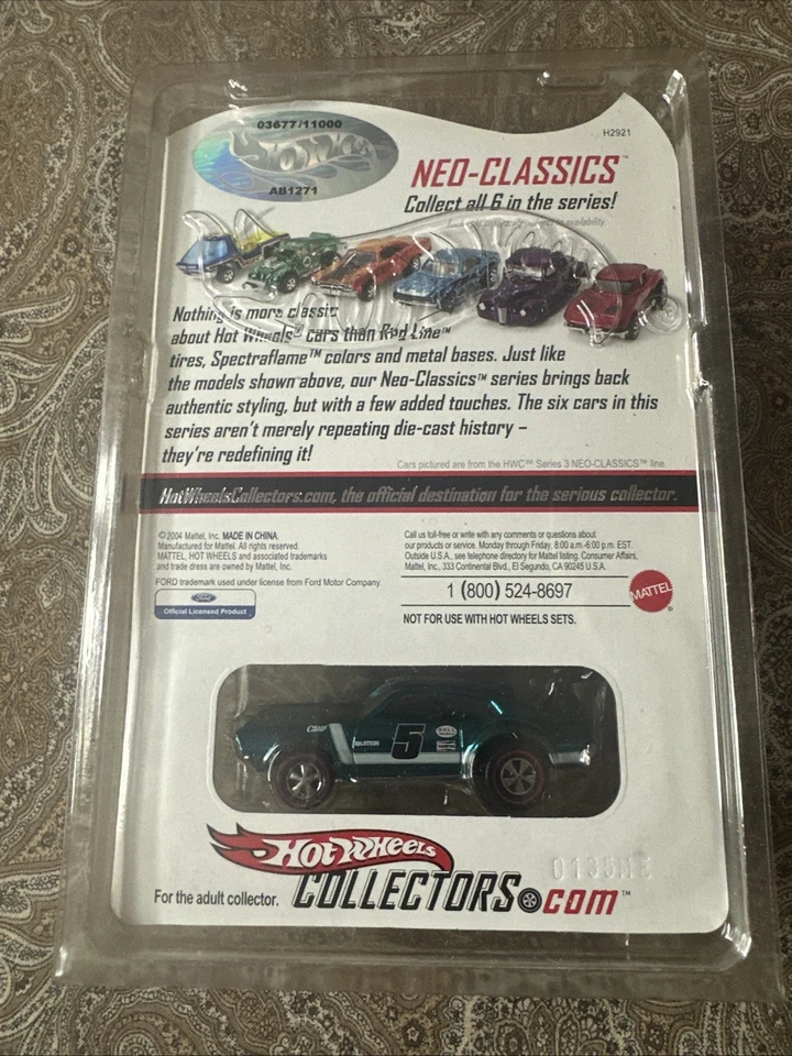 Hot Wheels Neo-Classics Serie 4 Mighty Maverick 3 de 6, #3677/11000 Foto 2 de 2