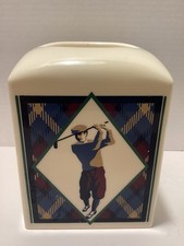 Tissue Kleenex Golf Holder Office Bedroom Man Cave Plastic