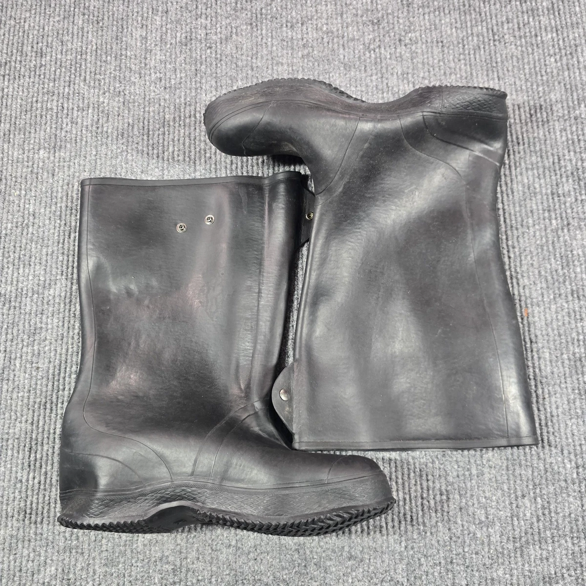 LaCrosse Mens 9 Black Rubber Rain Boots Muck Water River USA LaCrosse Footwear - Alpha Thermal Black 7.0MM Composite Toe  main image 4