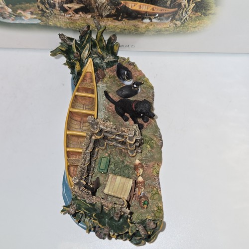 Dept. 56 "Watching for Ducks" Village Accessory Dog Boat 56-52938 -missing piece - Picture 8 of 11