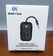 Beeitzie B103 2-in-1 Bluetooth Adapter; Transmitter/Receiver Audio Streaming