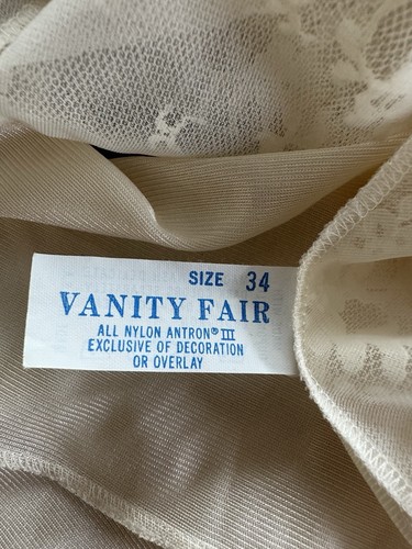 Vintage Chantilly Maidenform Slip Skirt Women Large Union Tag USA Size Small - Picture 10 of 11