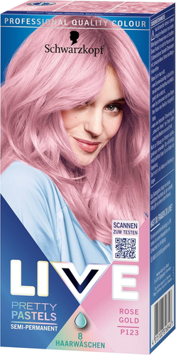 Schwarzkopf Pretty Pastels P123 - Colore Semipermanente per Capelli, 3 X 142,5 - Foto 2 di 12