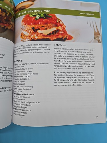 Lot of 4 Vegetarian Cookbooks Vegetarian's Ecstasy Pasta Gluten Free Healthy - Picture 10 of 24