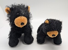 Ganz Webkinz  Lil Kinz Black Bear HM004 and HS004 Plush Toy NO CODE Flaw