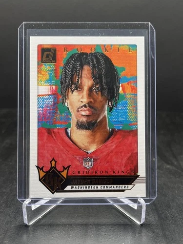 2024 Panini Donruss Football Jayden Daniels RC Rookie Gridiron Kings #1 (A)