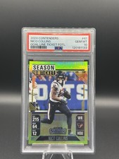 2024 Panini Contenders - Nico Collins - FOTL Gold /5 - First On Print - PSA 10!!