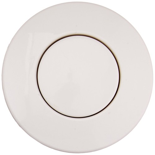 InSinkErator Interruttore Aria Bianco Pulsante di Ricambio per Interruttore Piano Lavello Cucina - Foto 2 di 3