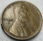 #4H: Beautiful Lincoln Wheat Penny 1915~You Grade Bid Now