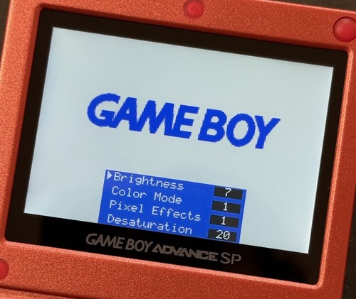 Consola Game Boy Advance SP IPS GBA con V5 IPS Laminado Groudon Envío Rápido - Imagen 4 de 6