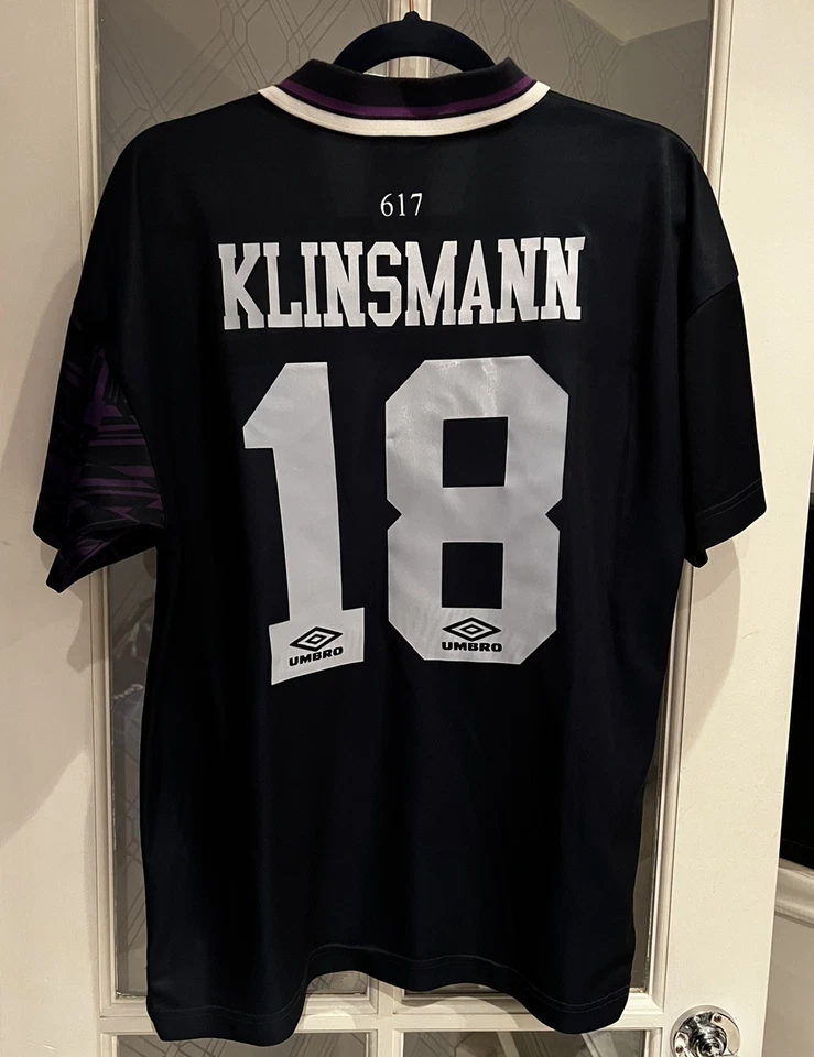 Tottenham Hotspur 1994-95 Away Shirt - Medium - Retro Score Draw - 18 Klinsmann - Image 2 of 4