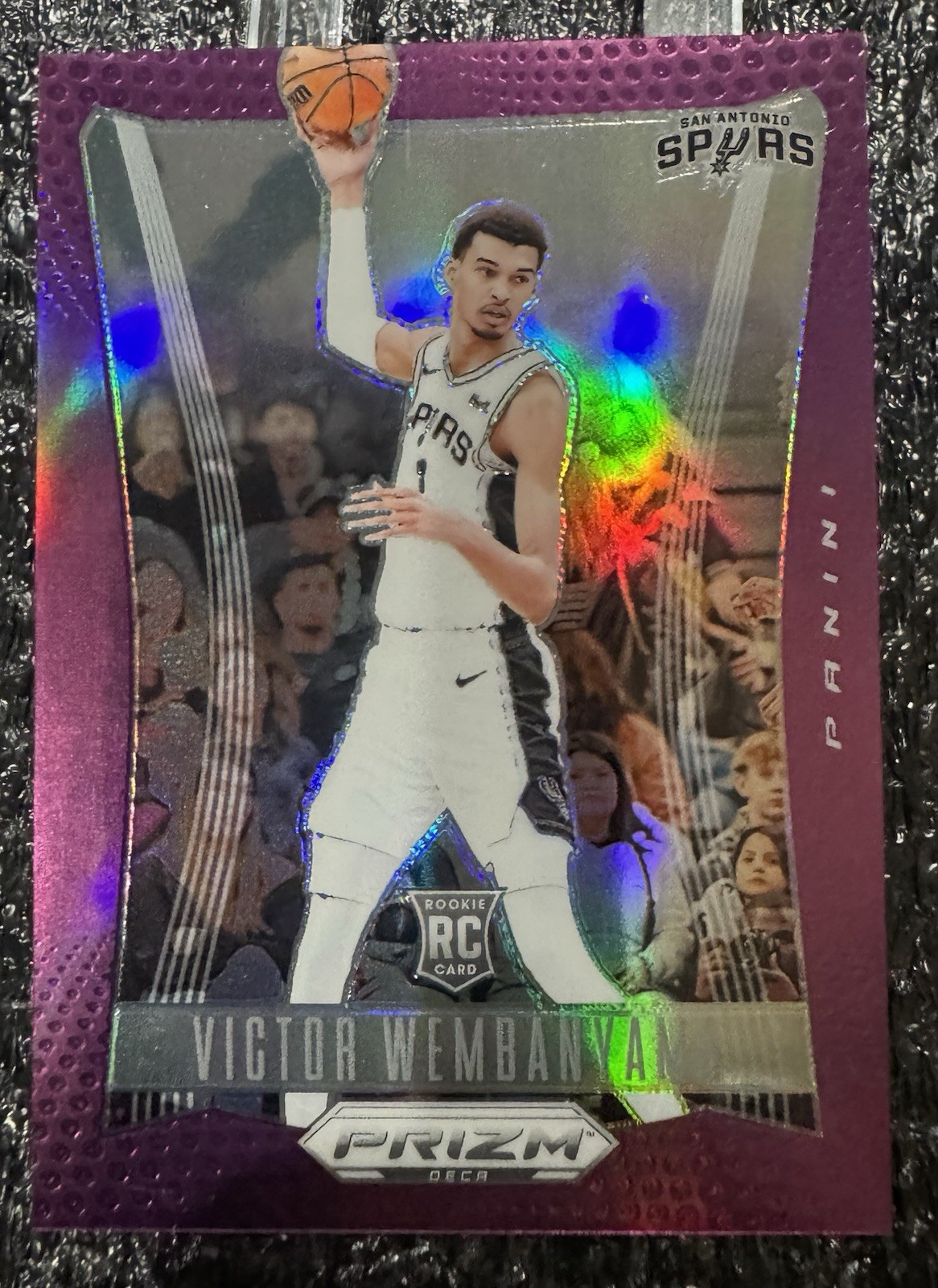 2023-24 Prizm Deca Victor Wembanyama #116 Purple Prizm /99 (RC) Spurs SP