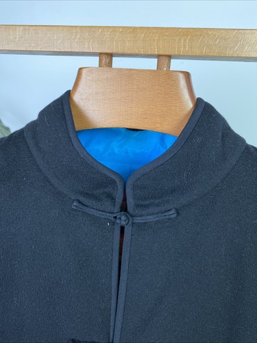 SHANGHAI TANG (42) 100% Cashmere Mandarin Collar Jacket Insulated Padded Silk - Picture 7 of 13