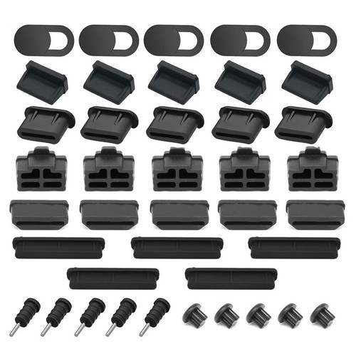 Outils Anti Poussière Silicone Pack de 40 protections femelles USB A type pour - Photo 5 sur 22