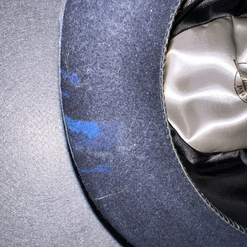 Vintage Dorfman Pacific Bowler Hat Dark Blue Size Large #DP01 - Picture 12 of 12