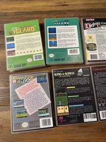 8 Lot NES Custom Game Case River  Ransom  Bible Adventure Island  + More