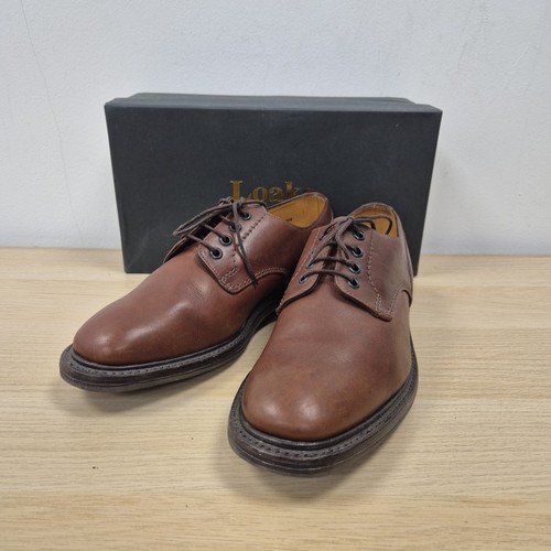 Loake Epsom II braun Leder formell England elegant Derby klobig Schuhe UK 8 Herren - Bild 2 von 13