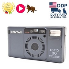 Near MINT Pentax ESPIO 80 ZOOM Point Shoot 35mm Film Camera From JAPAN