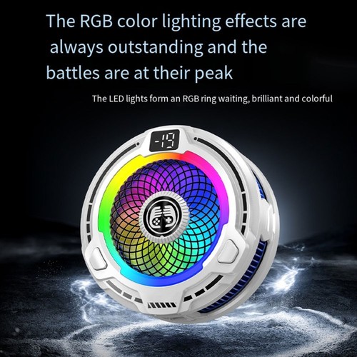 Refroidisseur Portable RGB pour Téléphones Mobiles avec Fixation Magnétique - Photo 6 sur 25