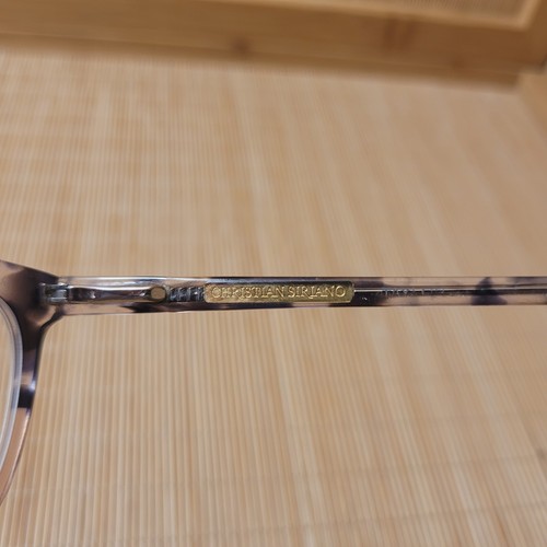 Christian Siriano Damen Brillengestell Brille Cat Eye marmoriert taupe - Bild 6 von 7