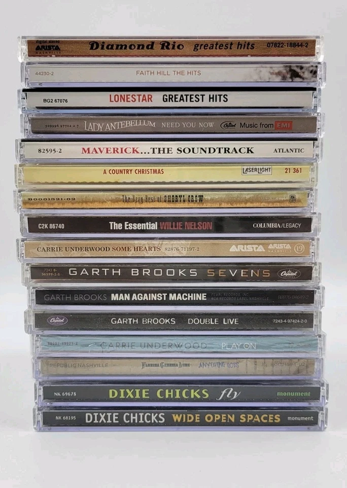 Country Music CD Lot Brooks Cash Dolly Alabama Jackson Rio Rodgers Judds Willie - Image 2 of 4