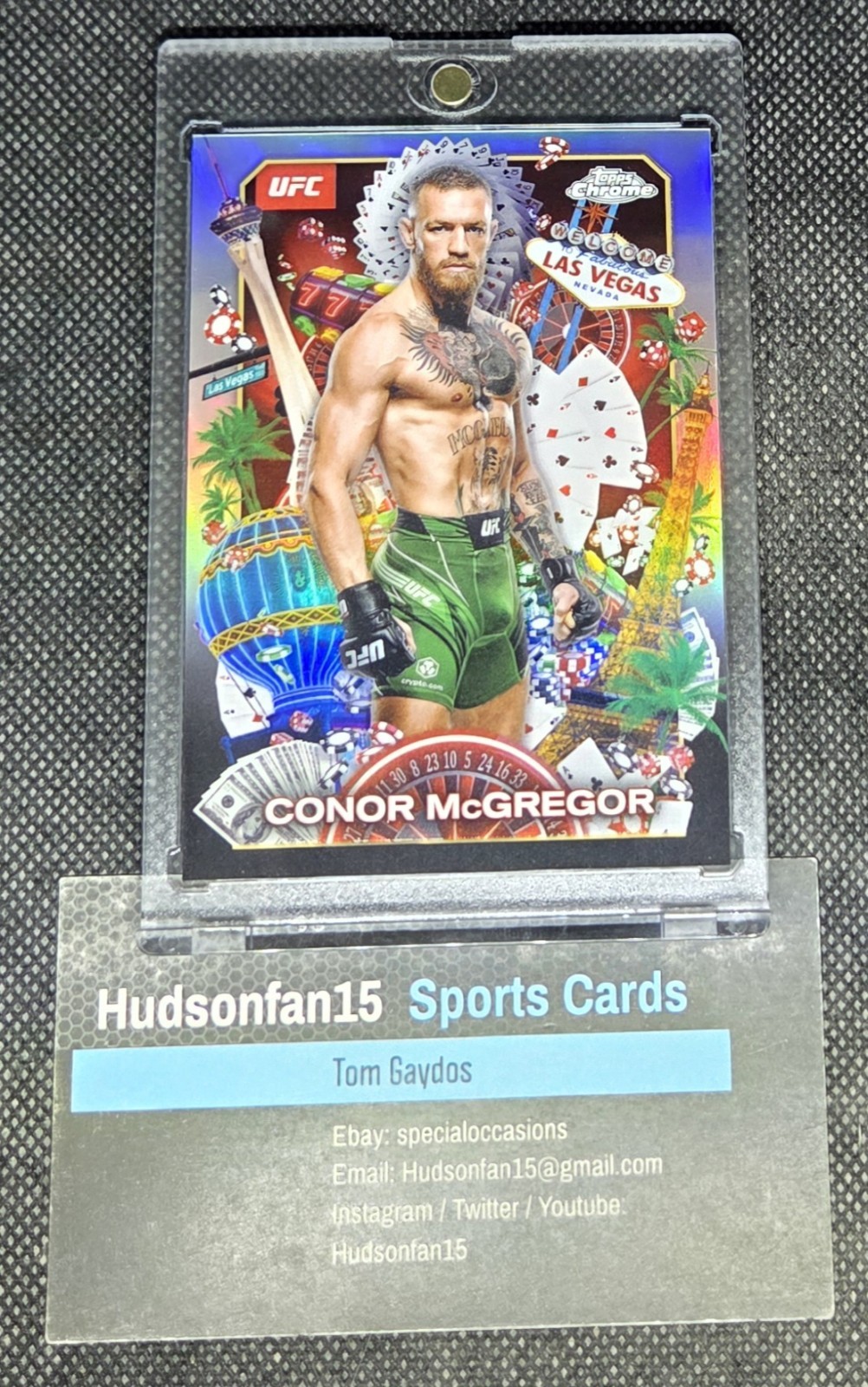 Conor McGregor 2025 Topps Chrome UFC Titans #TNS-2 SSP Case Hit Lightweight 2